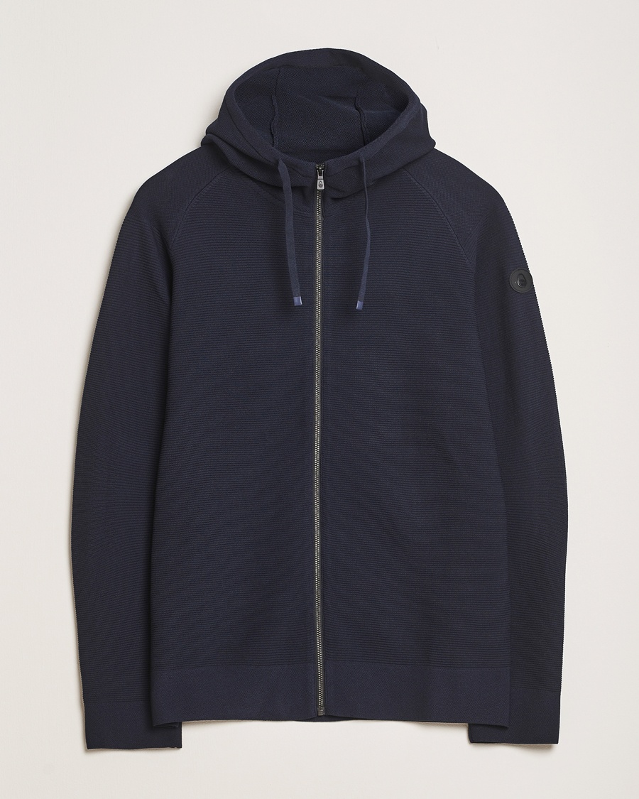 Sail Racing Element Seamless Hooded Full Zip Dark Navy – Bleu