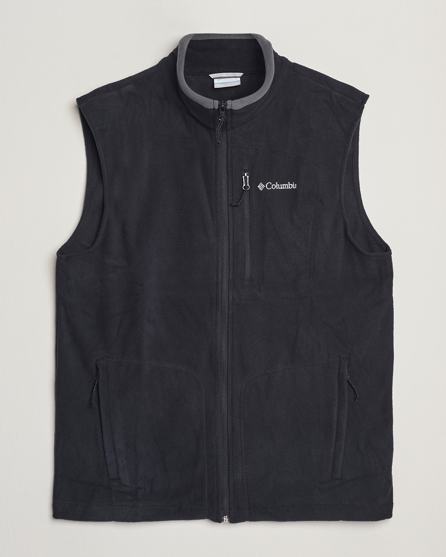 Columbia Fast Trek Full Zip Fleece Vest Black – Noir