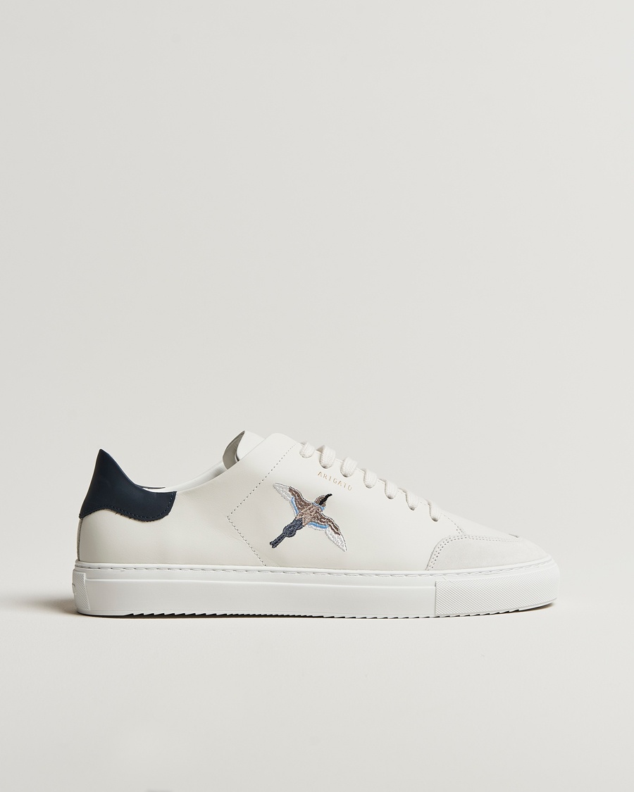 Axel Arigato Clean 90 Bee Bird Sneaker White/Dark Blue – Blanc