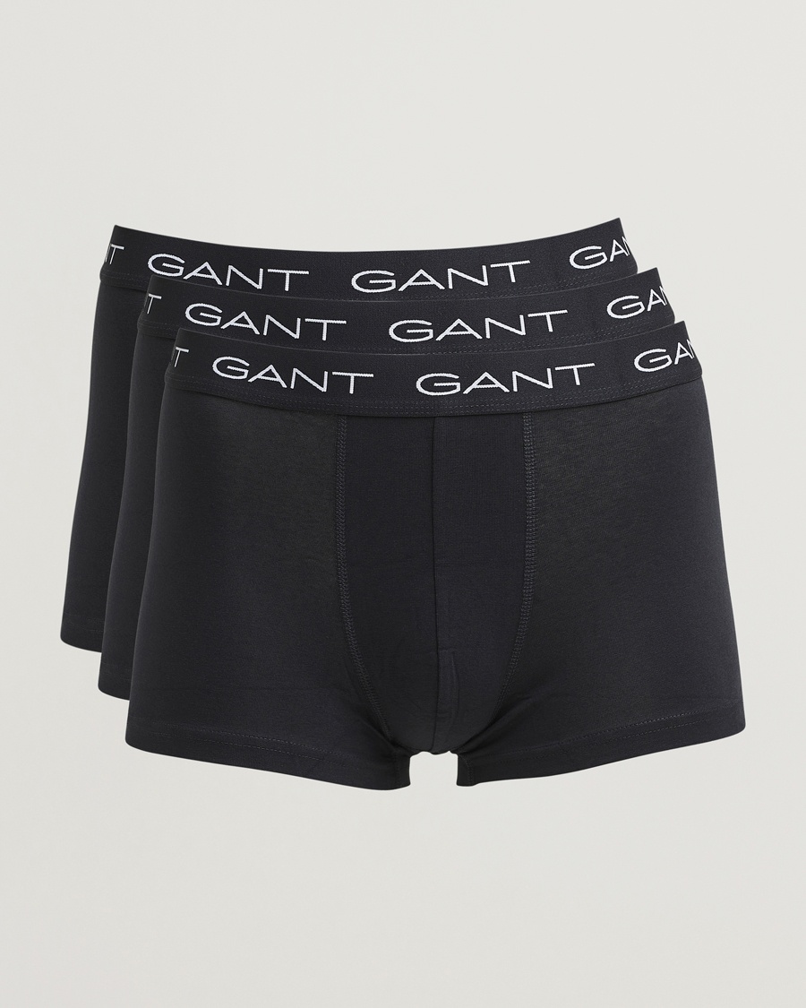 Gant 3-Pack Trunks Black – Noir