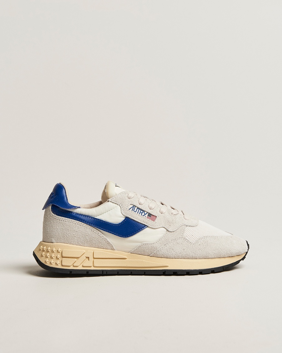 Autry Reelwind Running Sneaker White/Navy – Blanc