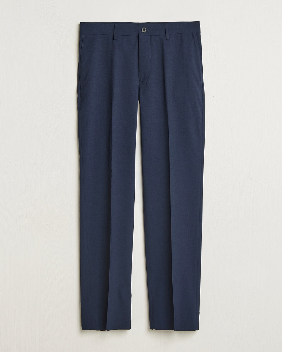 J.Lindeberg Gabi Drape Wool Pants Navy – Bleu