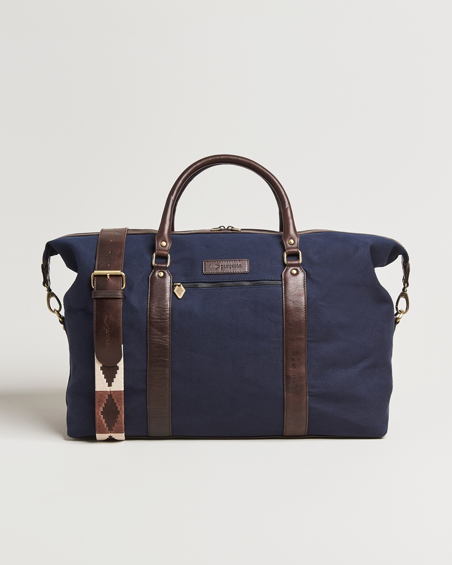 Pampeano Cabballero Large Canvas Weekend Bag Navy – Bleu