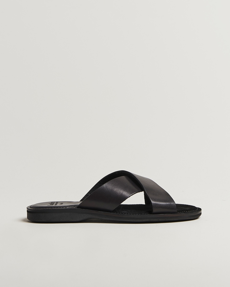 Loake 1880 Gozo Leather Sandal Black – Noir
