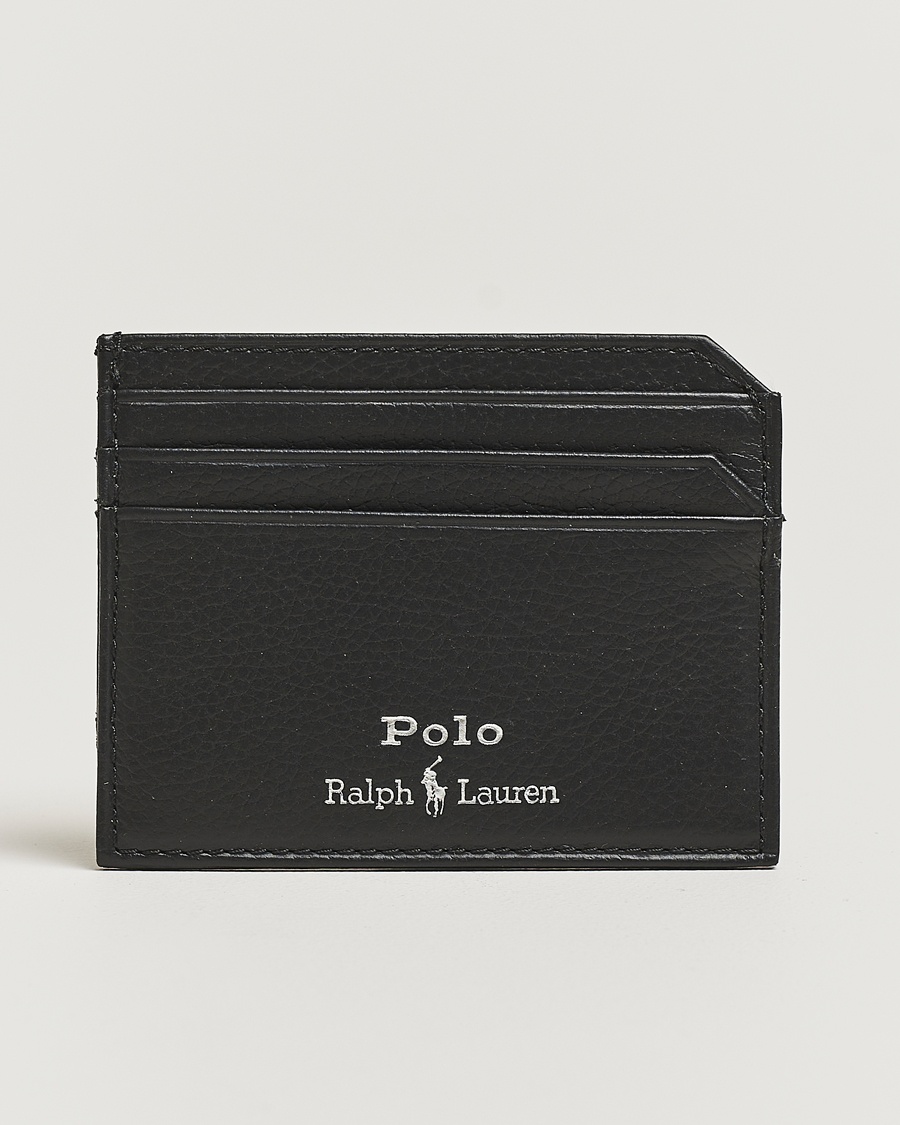 Polo Ralph Lauren Polo Ralph LaurenPebble Leather Card CaseBlack – Noir