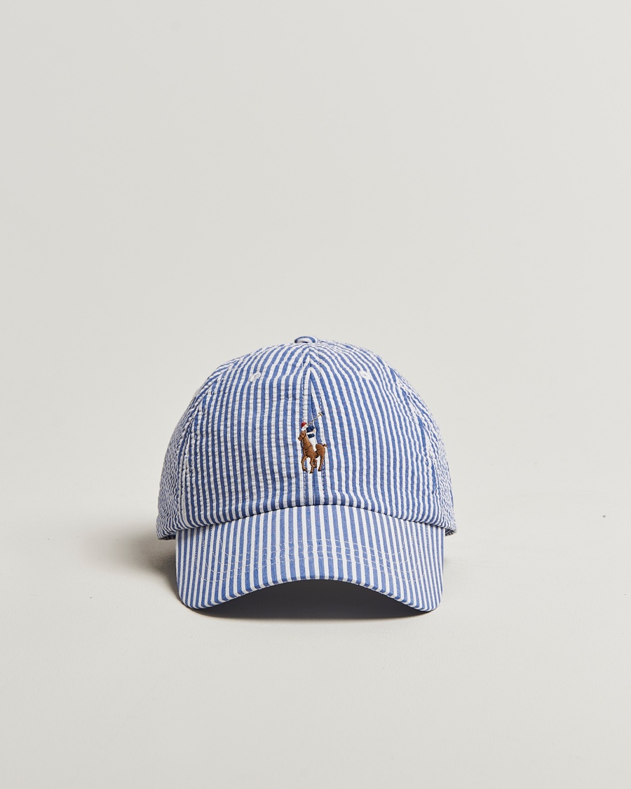 Polo Ralph LaurenSeersucker CapCruise Royal – Bleu