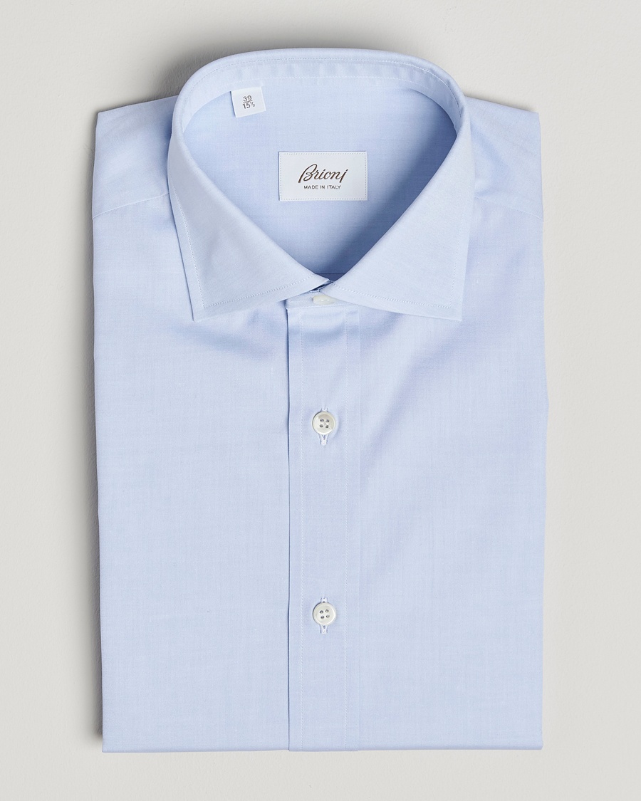 Brioni Classic Dress Shirt Light Blue – Bleu