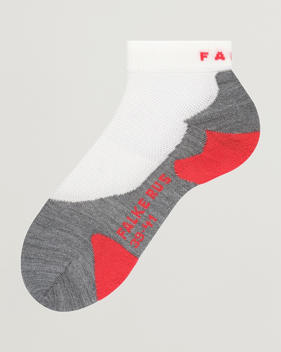 Falke Sport RU5 Race Short Socks White Mix – Blanc