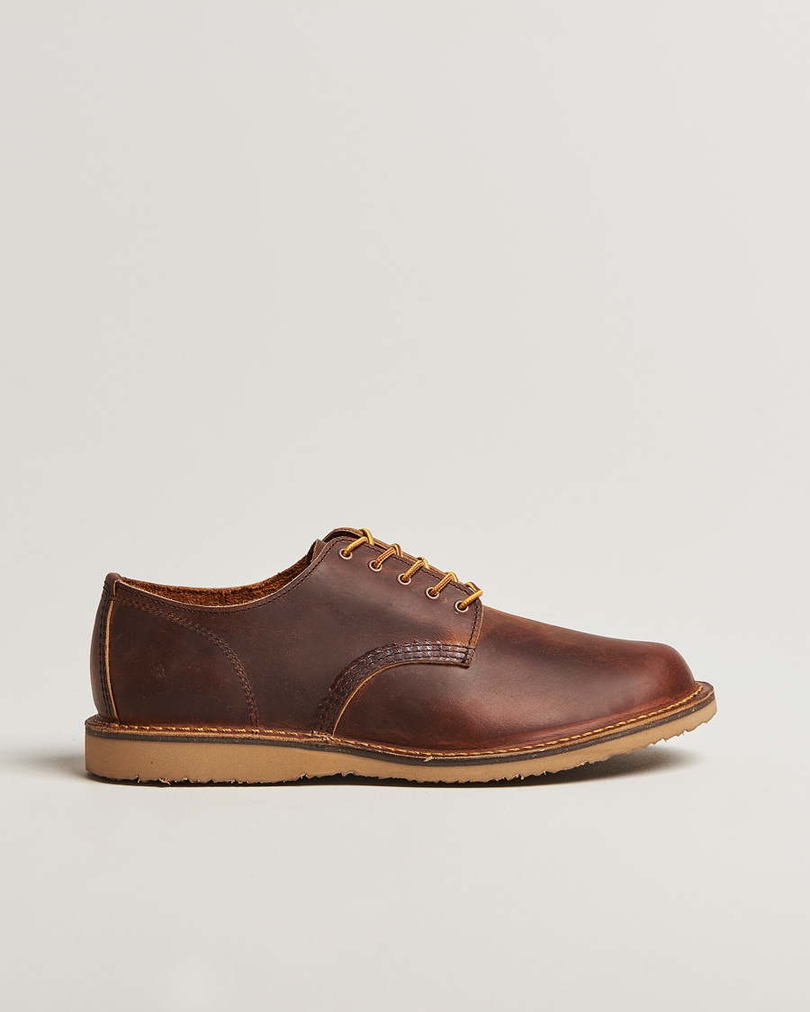Red Wing Shoes Weekender Oxford Copper Rough/Though Leather – Marron