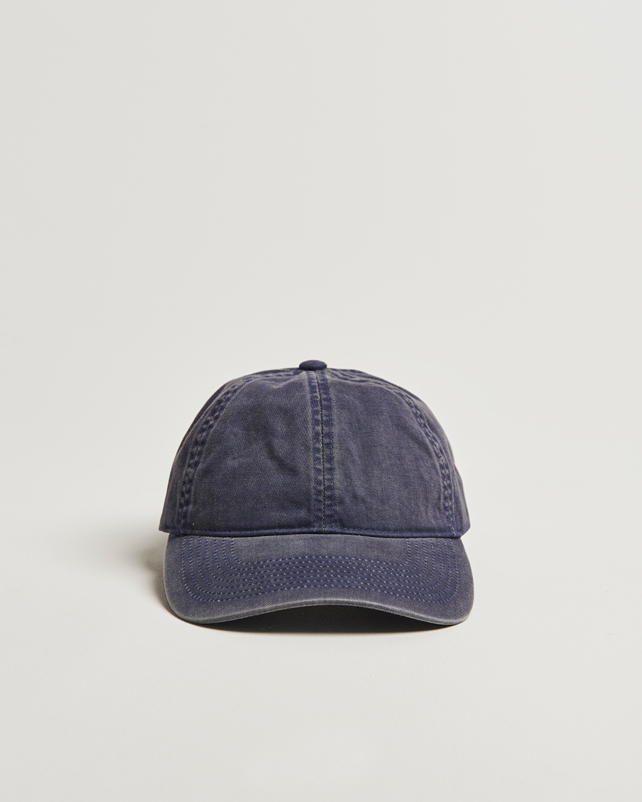 Varsity Headwear Washed Cotton Baseball Cap Navy – Bleu