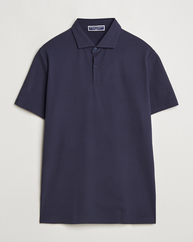 Charles Tyrwhitt Short Sleeve Cotton Pique Polo Navy – Bleu