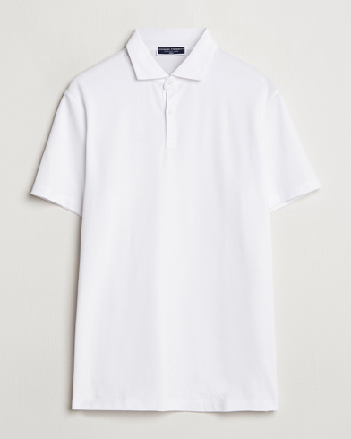 Charles Tyrwhitt Short Sleeve Cotton Pique Polo White – Blanc