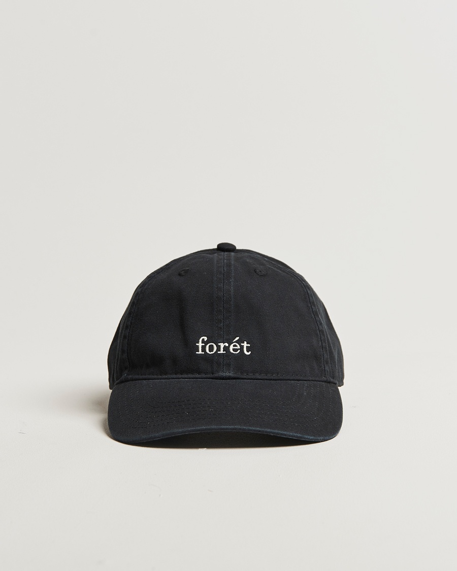 Forét Hawk Washed Cap Black – Noir