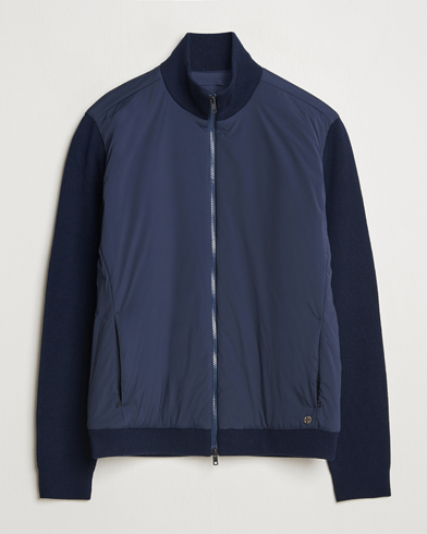 Scandinavian Edition Leeway Hybrid Jacket Navy Blue – Bleu