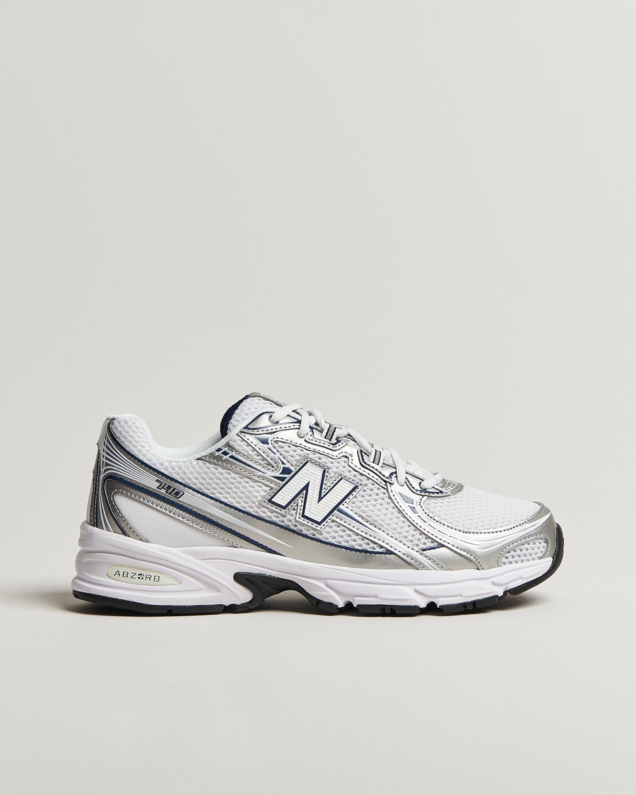 New Balance 740 Sneakers White/Navy – Blanc