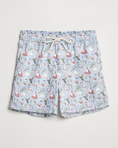 Ripa Ripa Printed Swimshorts Blue – Bleu