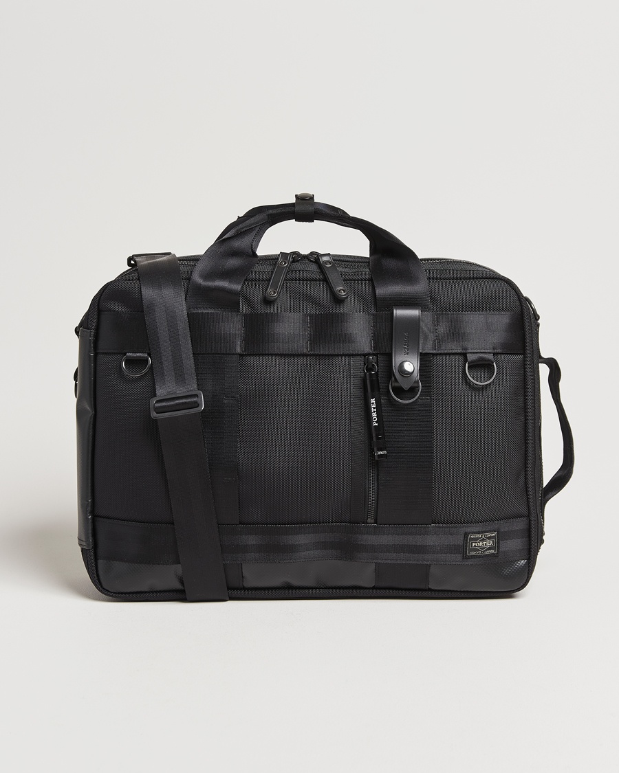 Porter-Yoshida & Co. Heat 3Way Briefcase Black – Noir