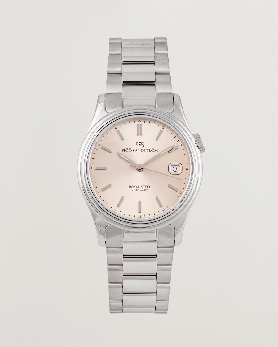 Sjöö Sandström Royal Steel Classic 36mm Sand and Steel – Argent