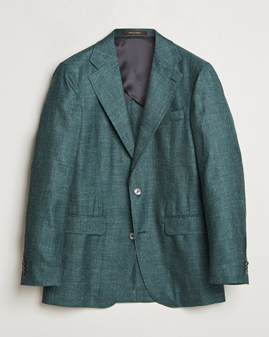 Oscar Jacobson Fellow EVO Wool/Silk/Linen Blazer Green – Vert