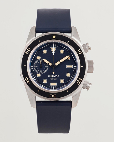 UNIMATIC U3 Heritage Chronograph Diver Blue – Bleu