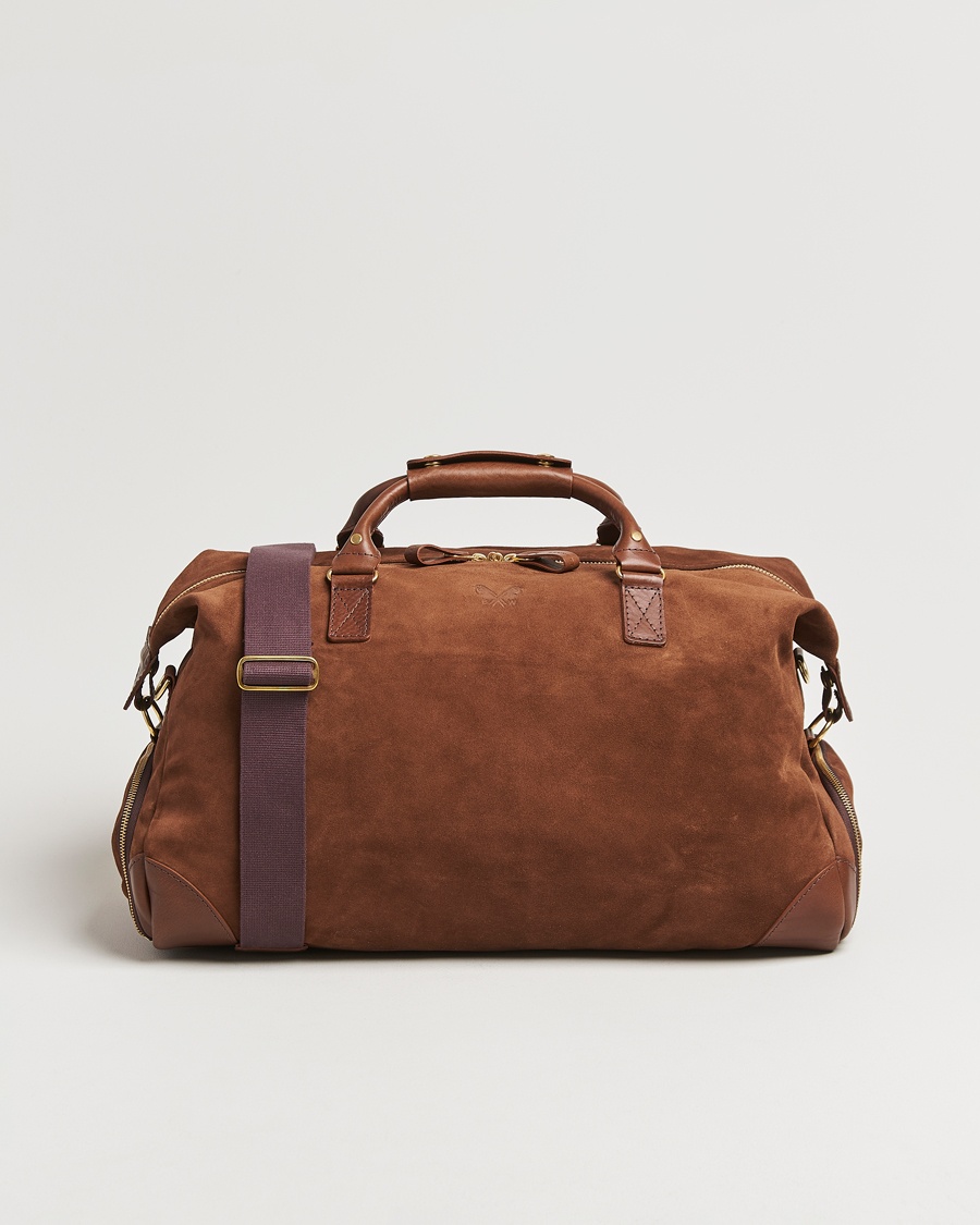 Bennett Winch Suede Weekender Brown – Marron