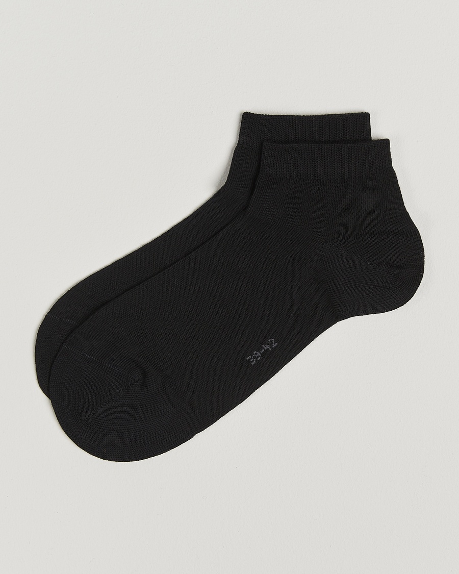 Falke Happy 2-Pack Cotton Sneaker Socks Black – Noir