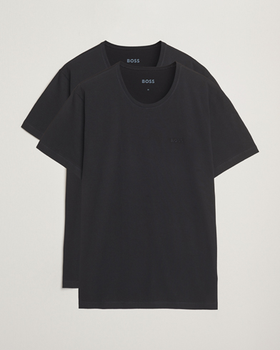 BOSS BLACK 2-Pack Relaxed Fit Crew Neck T-Shirt Black – Noir