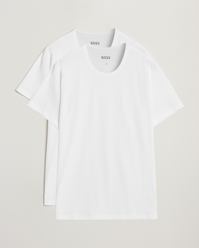 BOSS BLACK 2-Pack Relaxed Fit Crew Neck T-Shirt White – Blanc