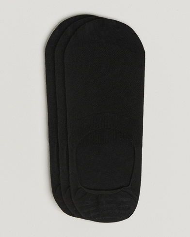 BOSS BLACK 3-Pack Invisible Socks Black – Noir