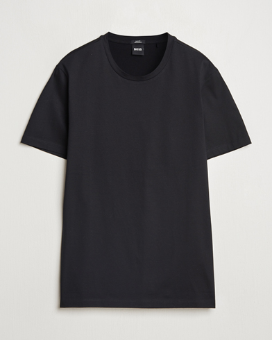 BOSS BLACK Tessler Mercerized Crew Neck T-Shirt Black – Noir