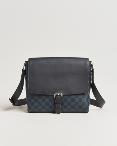 Louis Vuitton Pre-Owned Newport Messenger PM Damier Cobalt – Gris