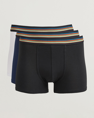 Paul Smith 3-Pack Trunk White/Navy/Black – Blanc