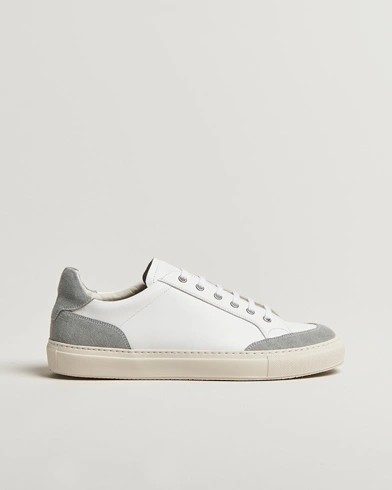 Sweyd Center Leather/Suede Sneakers White – Blanc
