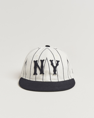 New Era Retro Crown 9Fifty Melton Wool Cap New York Yankees Stripe – Blanc