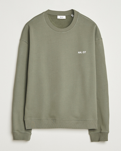 NN07 Dagon Crew Neck Sweatshirt Capers Green – Vert
