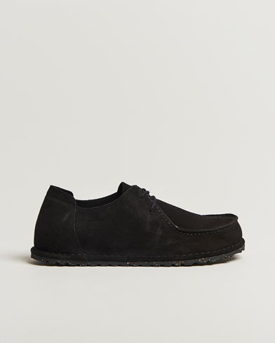 BIRKENSTOCK Utti Lace Suede Loafer Black – Noir