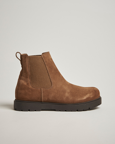 BIRKENSTOCK Highwood Suede Chelsea Boot Dark Tea – Marron