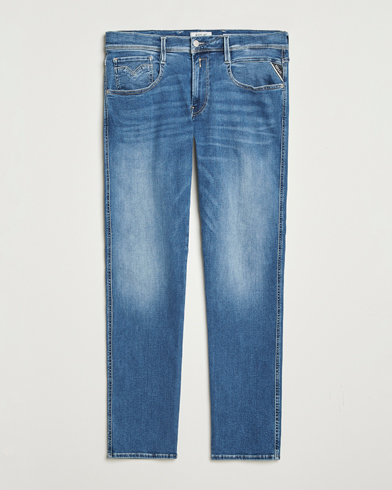 Replay Anbass Hyperflex Original Jeans Medium Blue – Bleu
