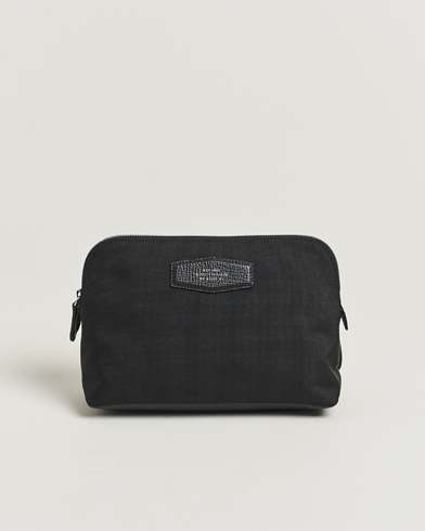 Smythson Canvas Norton Travel Pouch Black – Noir