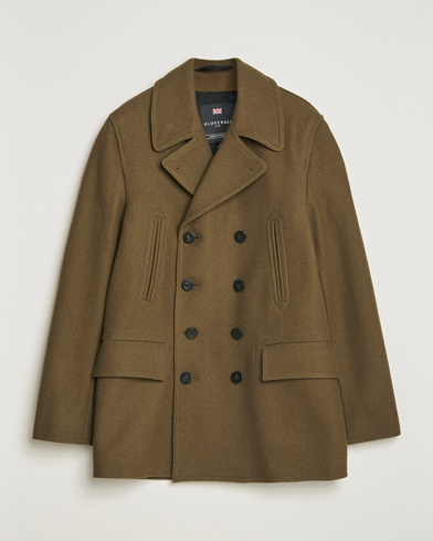 Gloverall Churchill Reefer Peacoat Loden Green – Vert