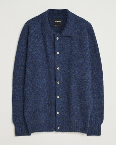 Howlin' Brushed Wool Cardigan Denim – Bleu