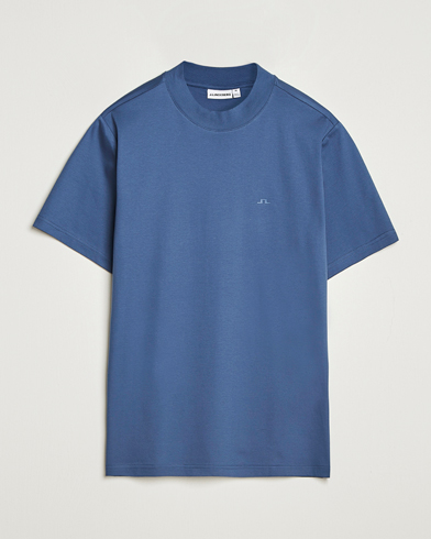 J.Lindeberg Ace Mock Neck T-Shirt Vintage Indigo – Bleu