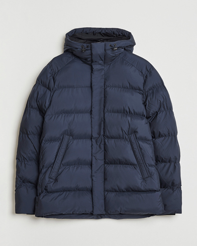 J.Lindeberg Padded Hooded Jacket Navy – Bleu