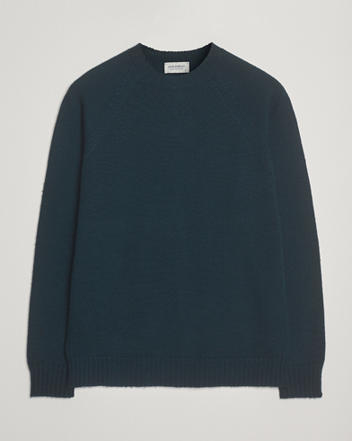 John Smedley Denver Extra Fine Merino Crew Neck Richardson Green – Vert