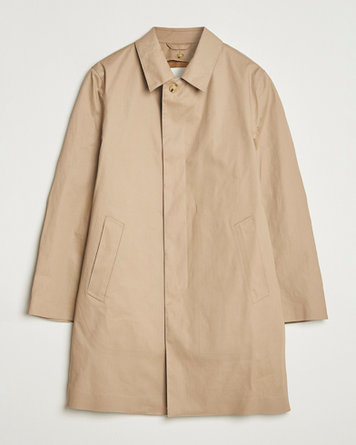 Auralee Wool Tweed Chesterfield Coat Khaki - Acheter Auralee