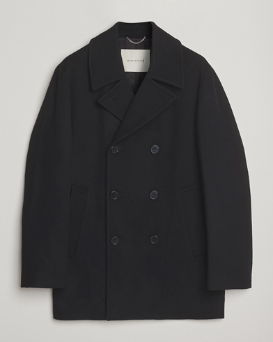 Mackintosh Dalton Wool/Cashmere Peacoat Black – Noir
