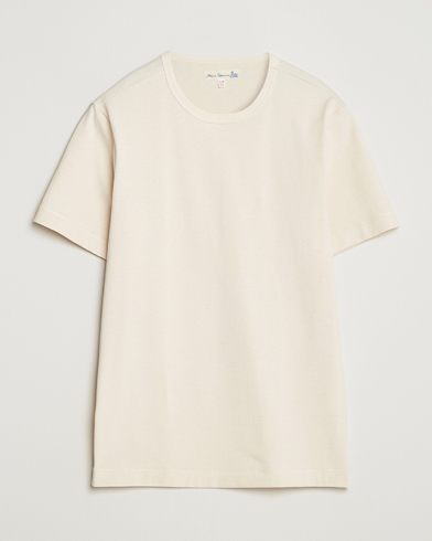 Merz b. Schwanen Classic Fit Sturdy T-Shirt Nature – Blanc