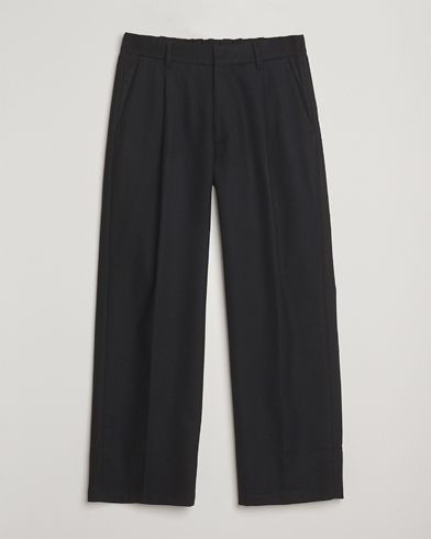 NN07 Kay Wool Pleated Trousers Black – Noir