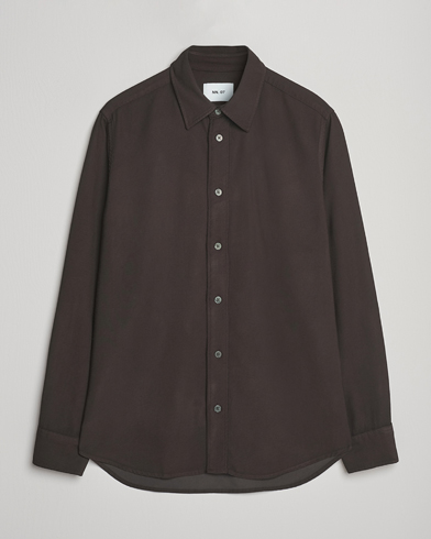 NN07 Colby Shirt Dark Army – Vert