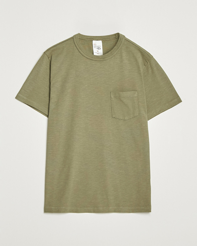 Nudie Jeans Roy Heavy Slub T-Shirt Olive – Vert